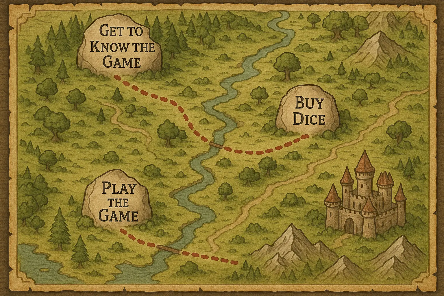 نقشه‌ای از مسیر یادگیری بازی